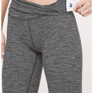 Lululemon Wunder Under Hi Rise Tight Grey